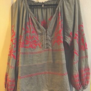 Free People boho blouse